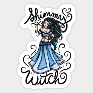 Shimmy Witch Sticker